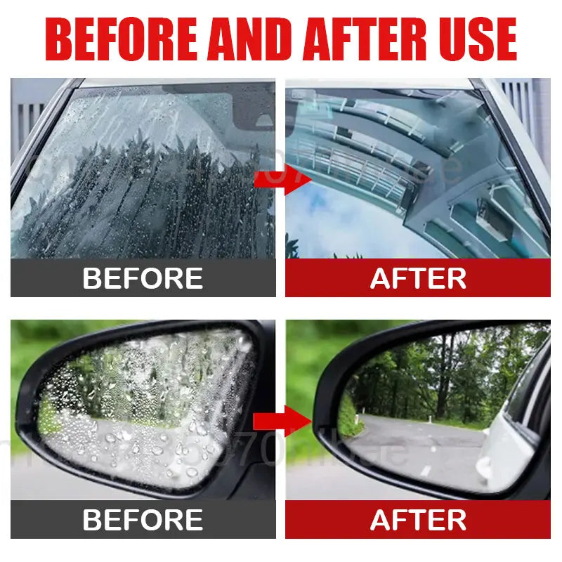 Spray repelente de água anti-chuva para vidros de carro